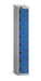 8 blue door front sports locker sloping top