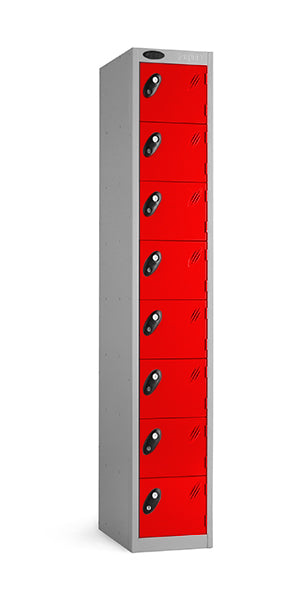 8 red door front sports locker