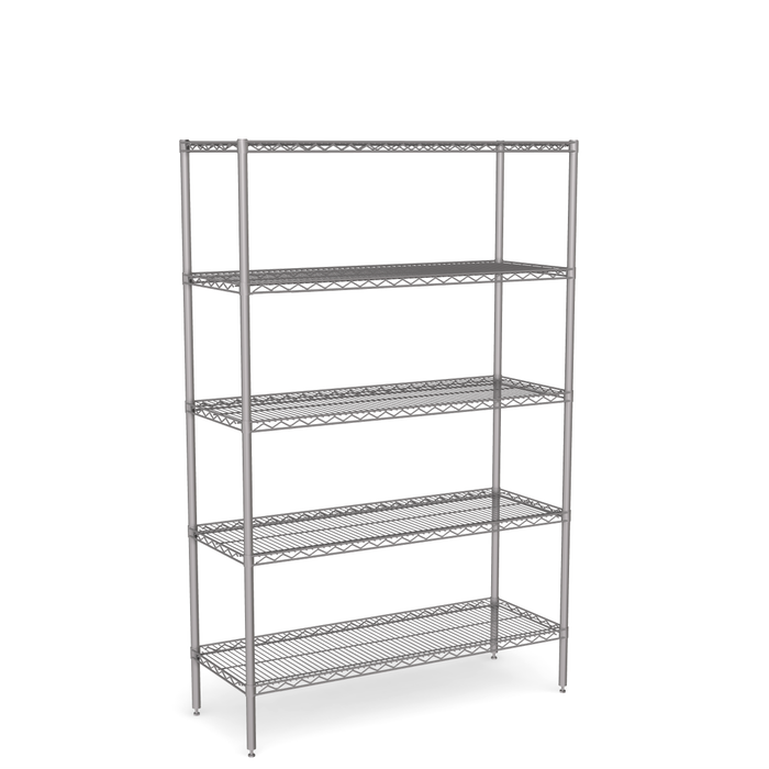 Stainless Steel Wire Shelving - Static Unit 1800mm High