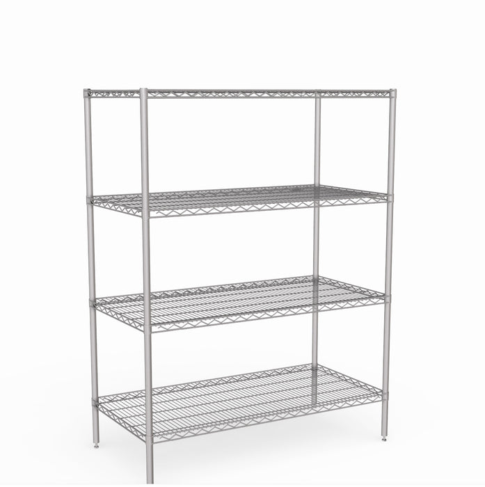 Stainless Steel Wire Shelving - Static Unit 1650mm High