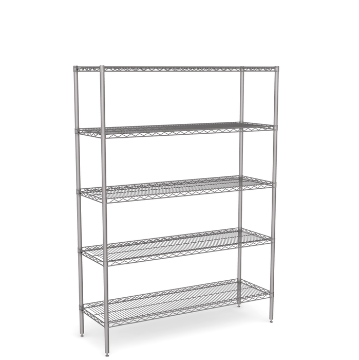 Stainless Steel Wire Shelving - Static Unit 1800mm High