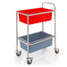 2 shelf container trolley