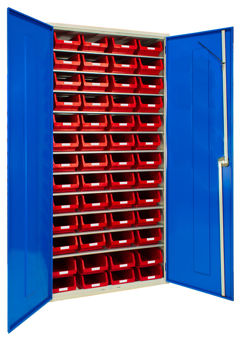 2000mm Small Parts Cabinet with G204 Bin Kit
