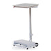 Clinical waste foot pedal bin with white lid
