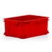 400 x 300 stacking box food grade material in red