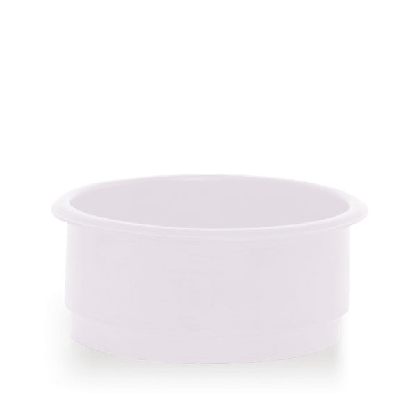 smooth food tubs white