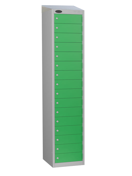 green secure locker