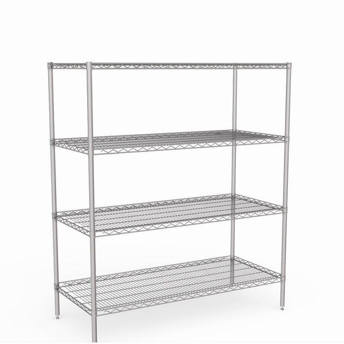 Stainless Steel Wire Shelving - Static Unit 1650mm High