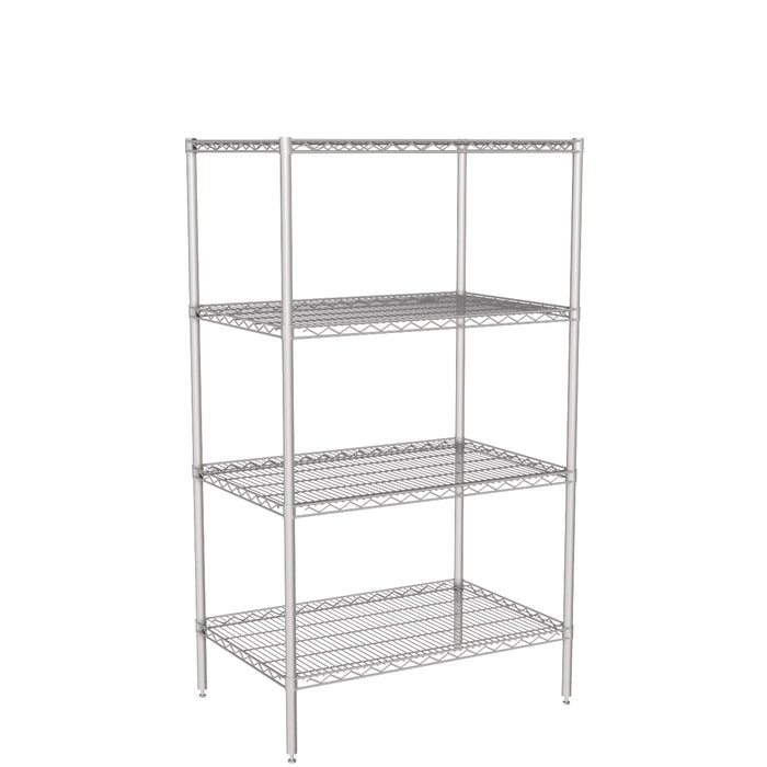 4 tier wire shelving