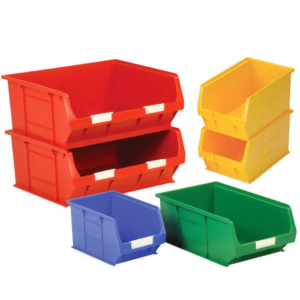 Semi-Open Fronted Coloured Containers