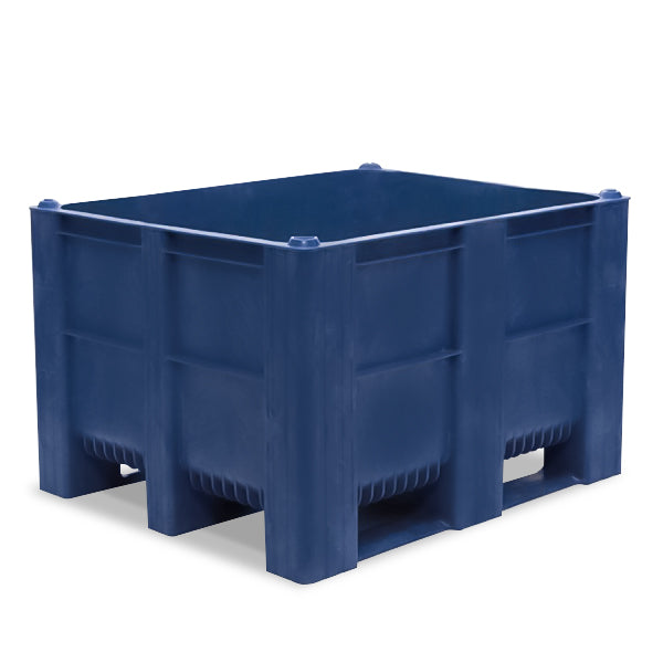 600 Litre Pallet Tank 4 Way Entry - 2 Boxed 2 Open