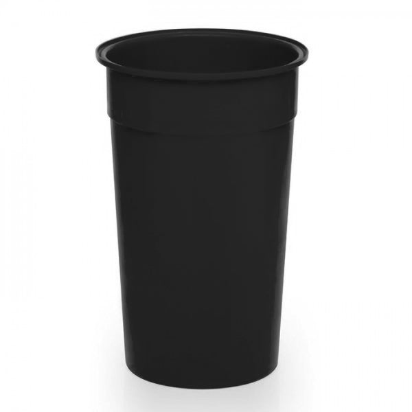 90 litre tapered nesting bins made of food-approved material in black