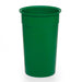 90 litre tapered nesting bins made of food-approved material in green