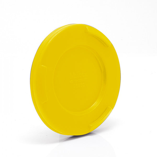 Yellow drop on tub lid