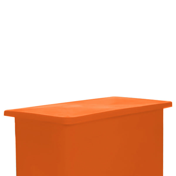 Food approved mobile truck lid orange