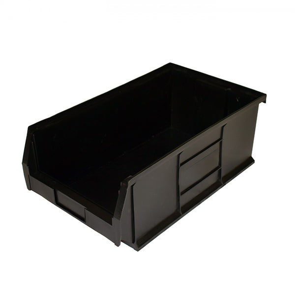 Black Recycled Semi-Open Fronted Containers
