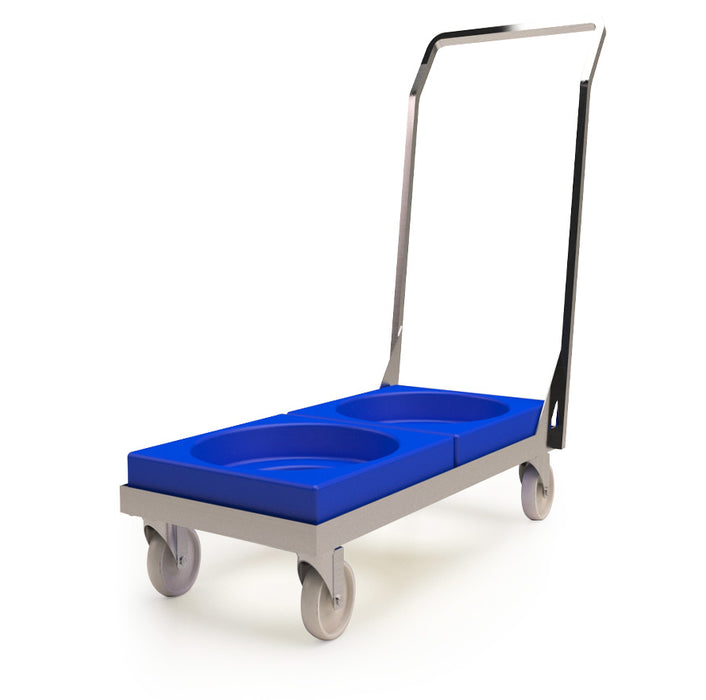 Food transporting and storing trolley