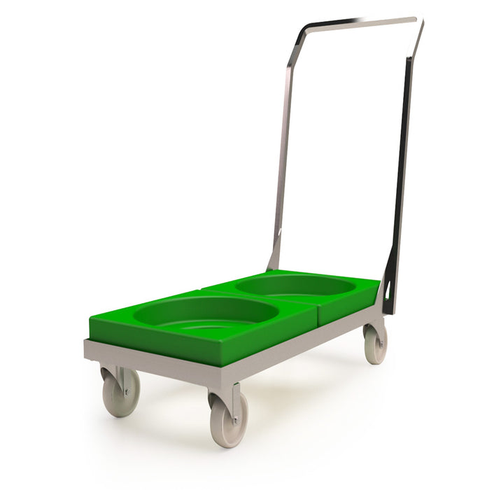 Green food transporting and storing trolley