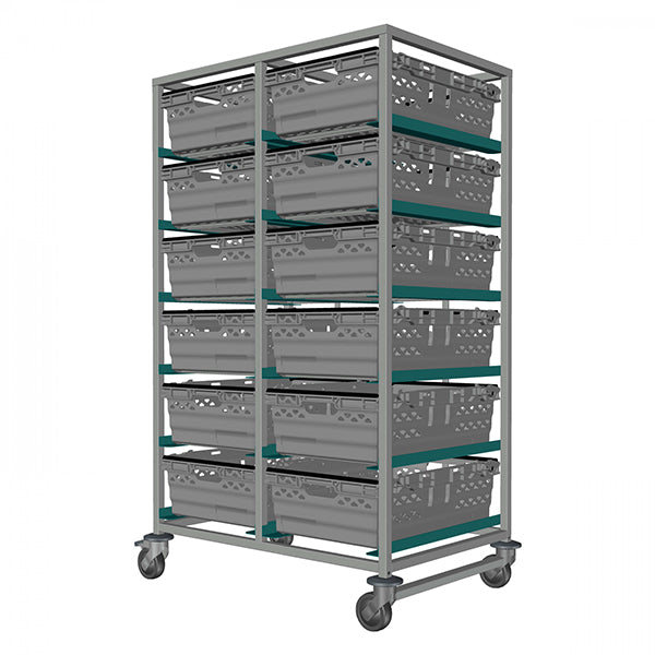 supermarket crate mild Steel trolley