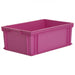 600 x 400 Euro stacking container food approved use in pink