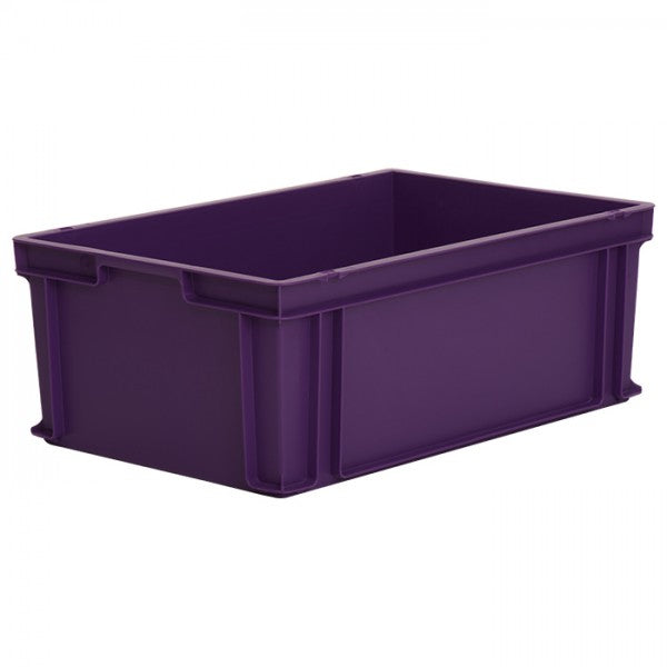 600 x 400 Euro stacking container food approved use in purple