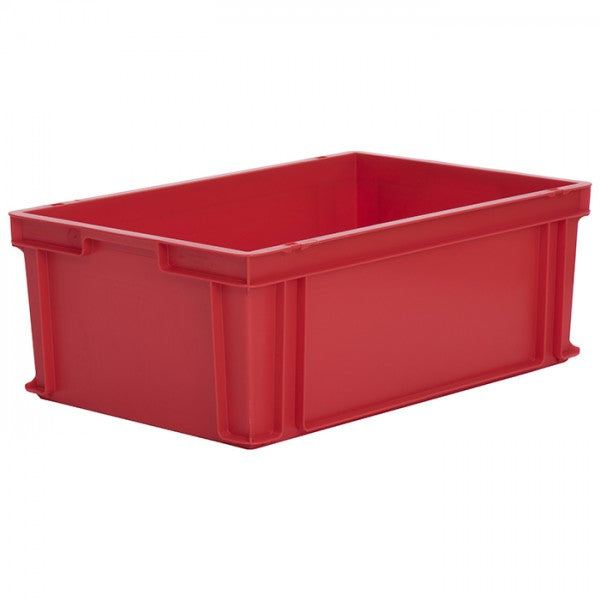 600 x 400 Euro stacking container food approved use in red