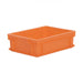 Euro size plastic stacking box in orange