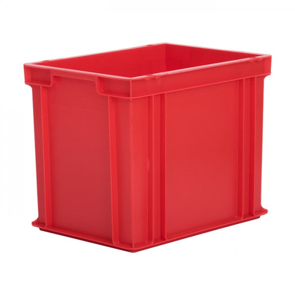 Red Euro size stacking container