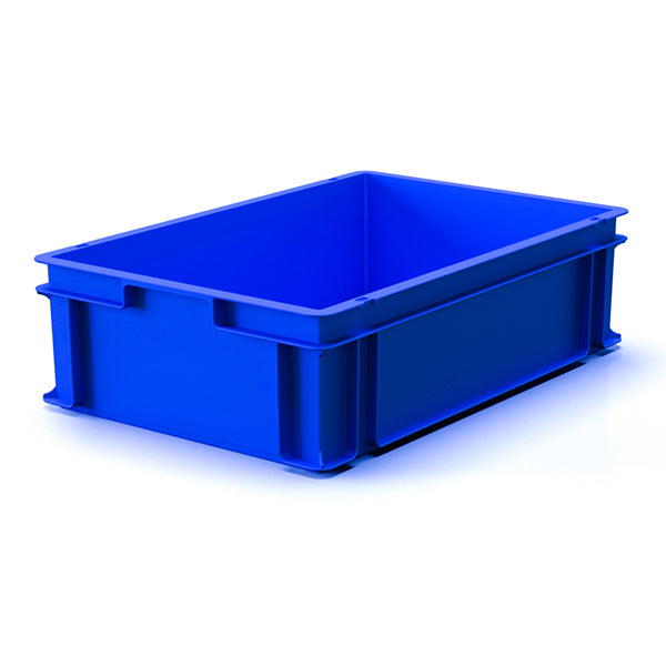 Blue stacking containers