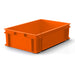 Orange stacking containers