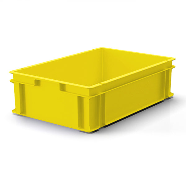 Stackable Containers Yellow 33 Litre Euro Stacking Box — Mailbox Products