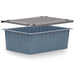 Food approved sliding lid in grey with Euro size box