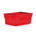 Euro Sized Stacking Box in Red with bale arm