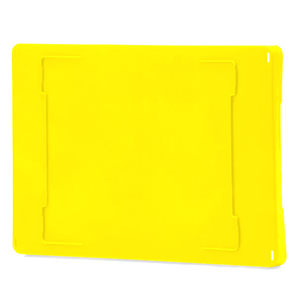 Yellow drop on box lid