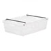 Bale arm supermarket crate in white