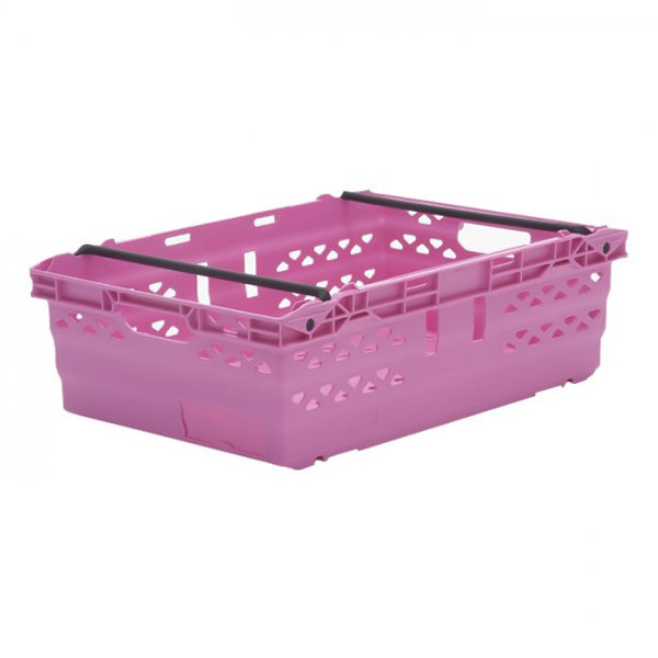 Bale arm supermarket crate in pink