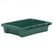 Green plastic stacking tray