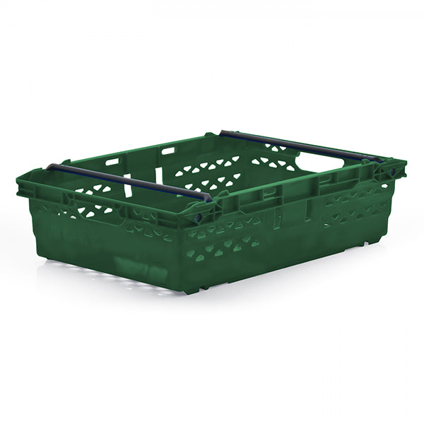Supermarket Bale Arm Crate Dark Green