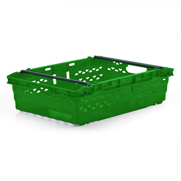 Supermarket Bale Arm Crate Green