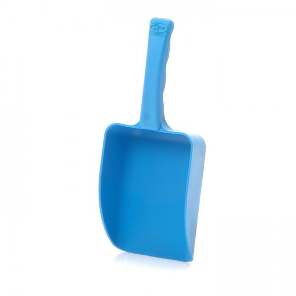 Blue hand scoop