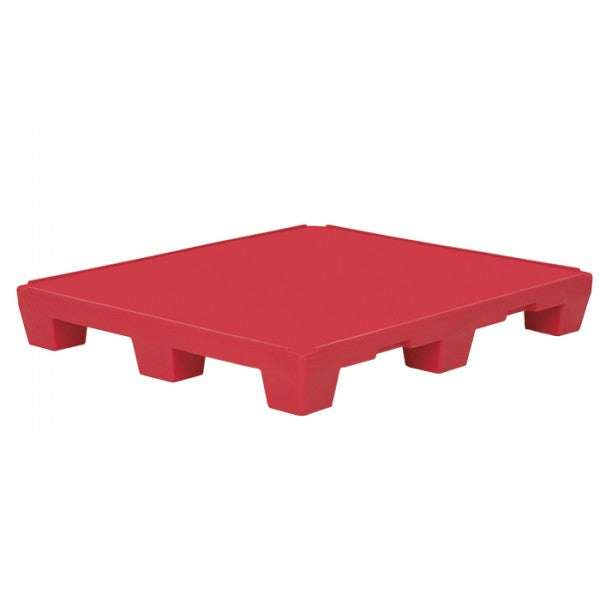 Rotational-moulded pallet colour red