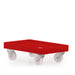 Euro size heavy duty stacking box dolly red