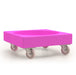 plastic stacking dolly pink