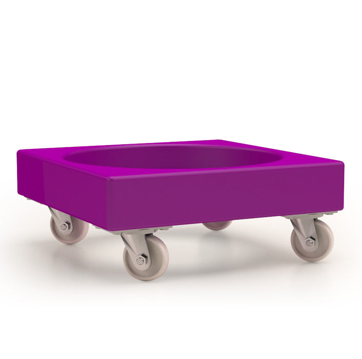 plastic stacking dolly purple