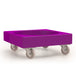 plastic stacking dolly purple