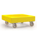 plastic stacking dolly yellow