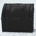Recycled material black grit bin