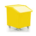 Mobile food ingredients container in yellow