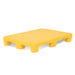 Lipped deck, all round smooth surface food approved yellow