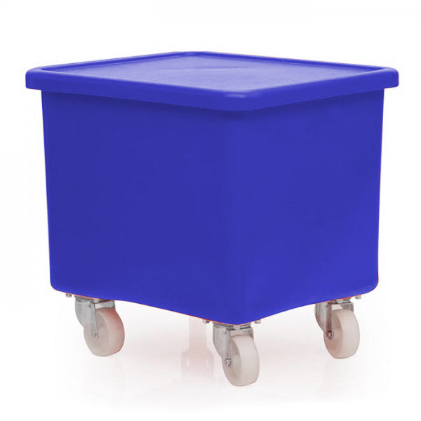 Moulded truck with lid in blue